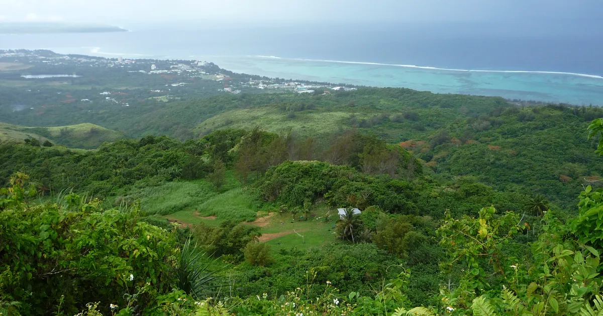 Saipan southwest coast from Mount Tapochau