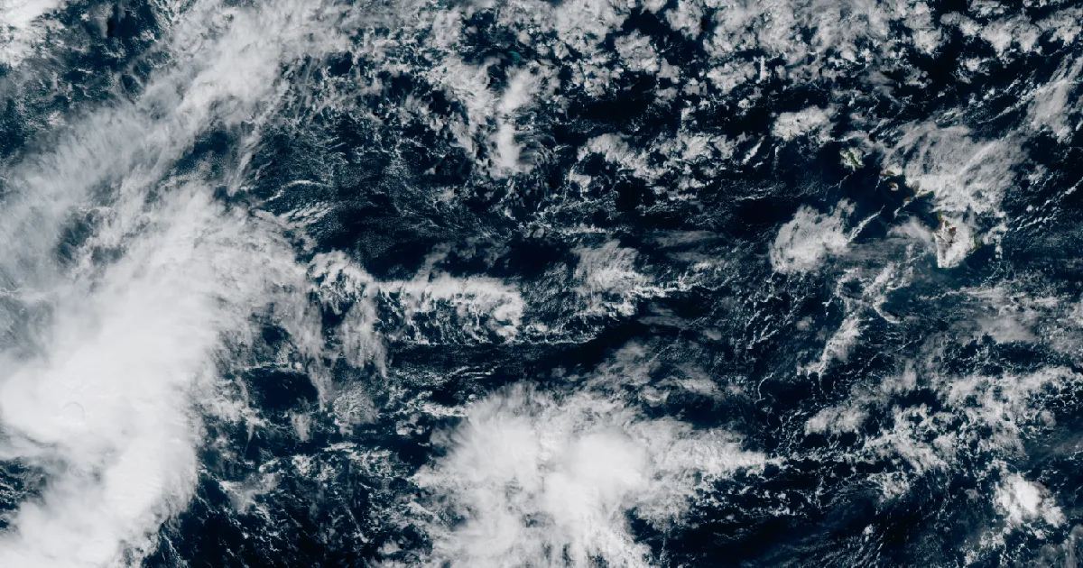 GOES satellite view of the event region