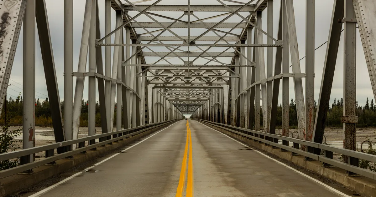 Delta Junction, Alaska, bridge over the Gerstle River