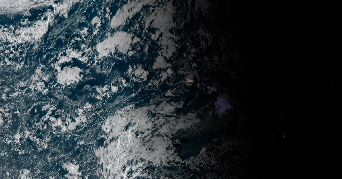 GOES satellite view of the event region