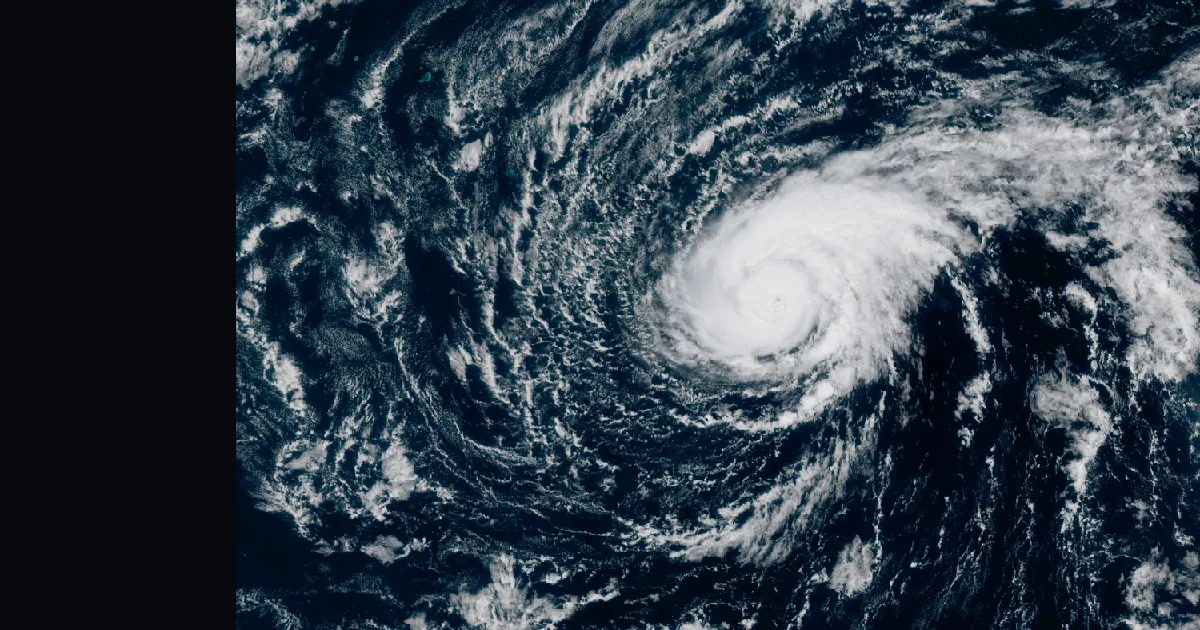 GOES satellite view of the event region