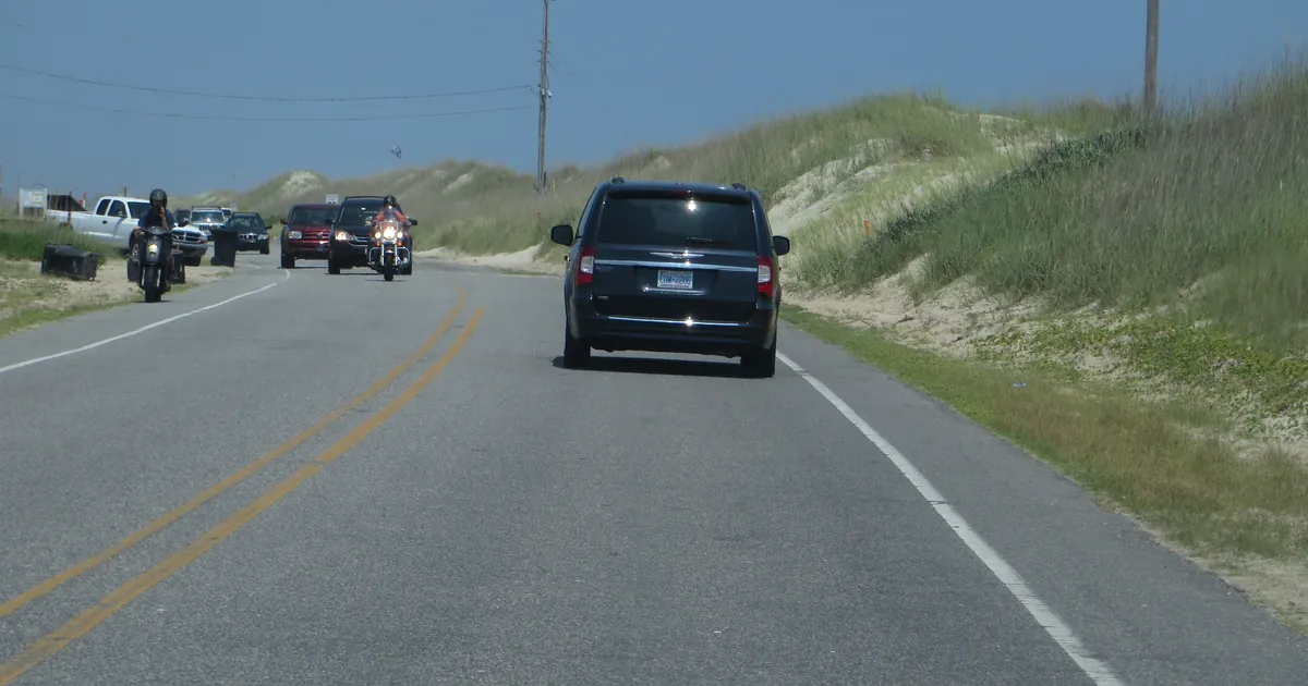 Cape Hatteras National Seashore, North Carolina Highway 12 between Hatteras and Frisco