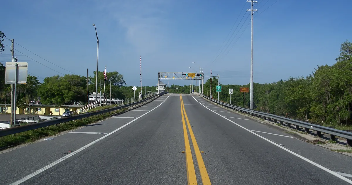 Astor, Florida : Astor Bridge.