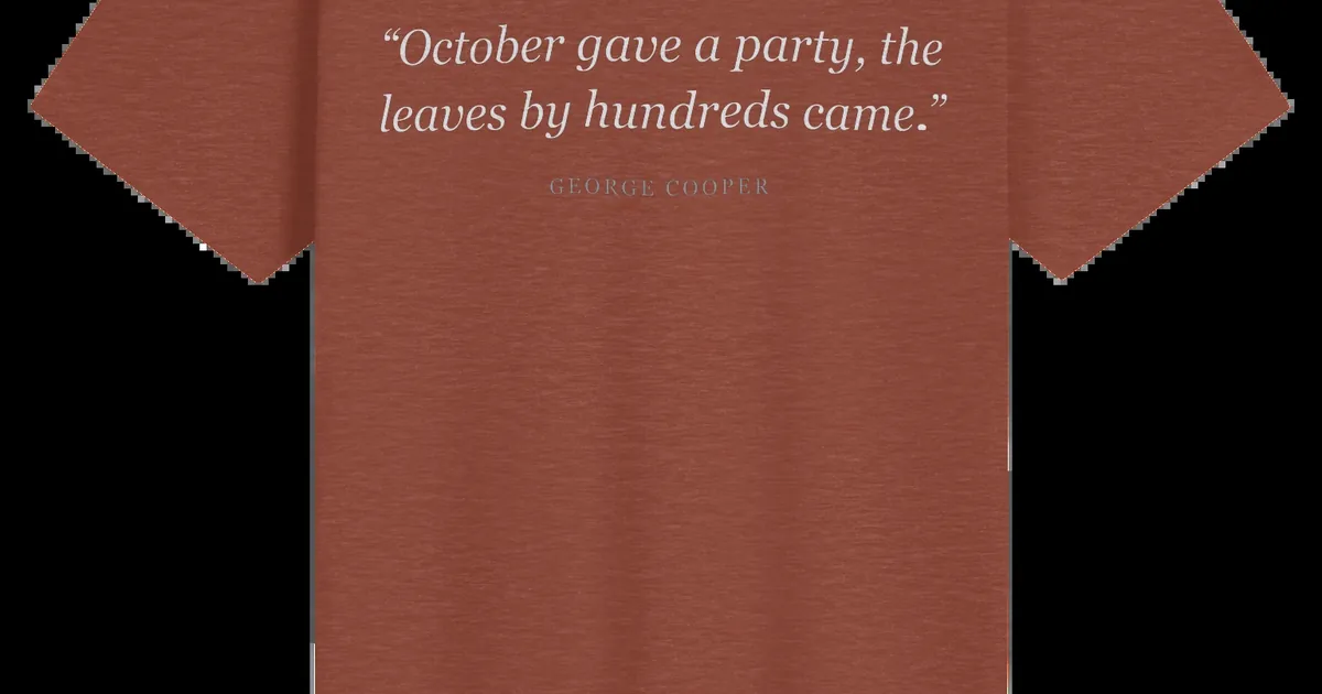 October Gave a Party T-Shirt from the Rock Shop