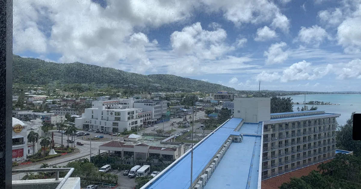 Saipan skyline at Garapan