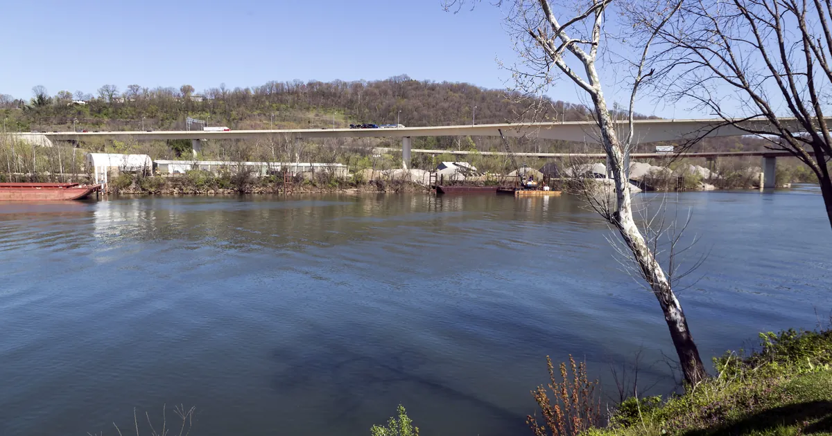 Kanawha River at South Charleston, West Virginia