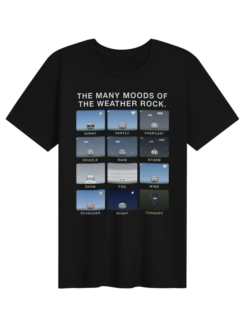 The Many Moods of Weather Rock T-Shirt