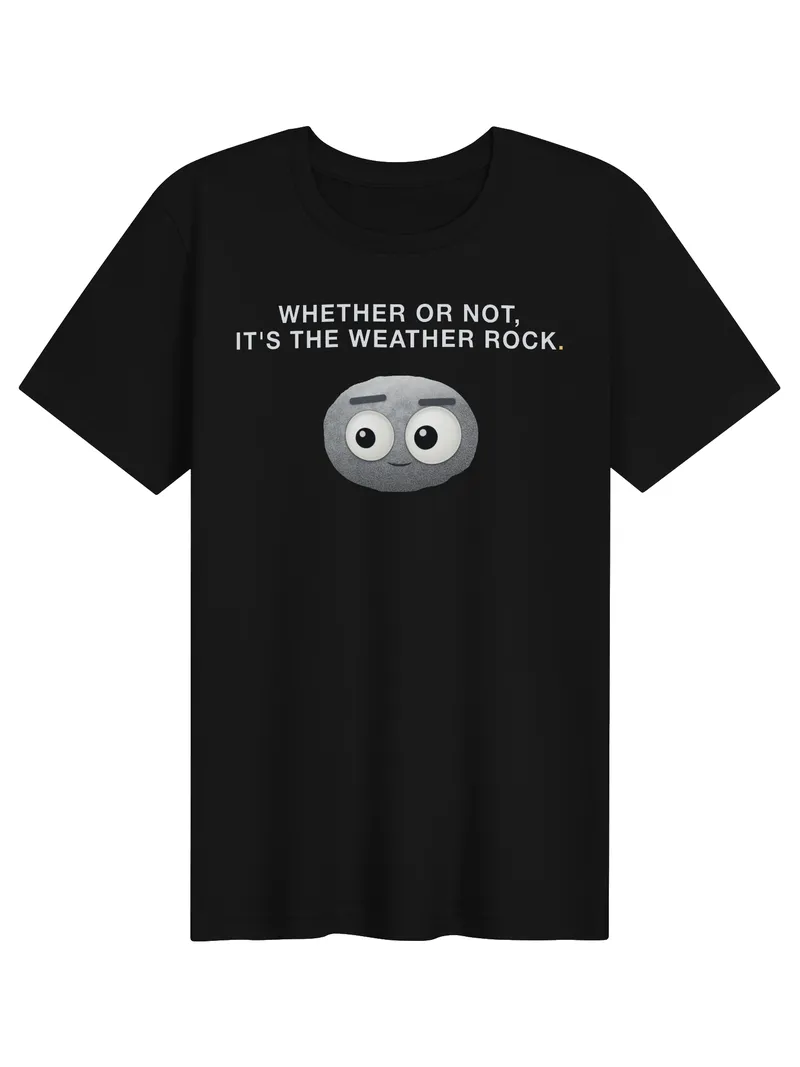 Whether or Not, It's the Weather Rock T-Shirt